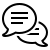 text message bubbles icon